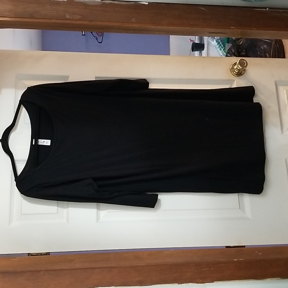 Yala XL Black Bamboo Dress